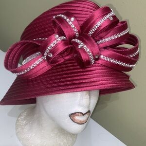 Beautiful Fuchsia Church/Dress Hat by E Y Signature